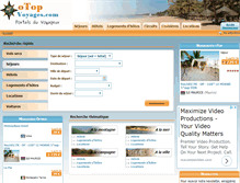 Tablet Screenshot of otopvoyages.com